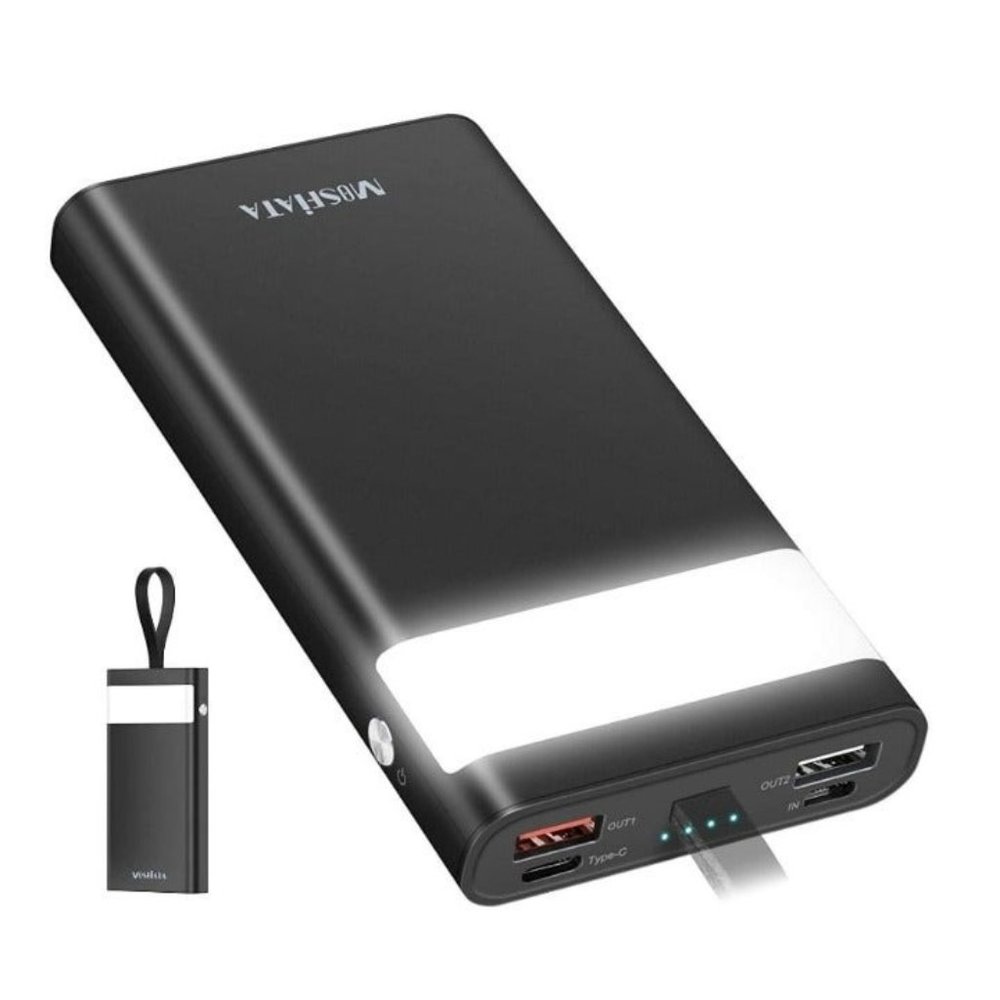 MOSFiATA 18W 10000 mAh USB C Power Bank